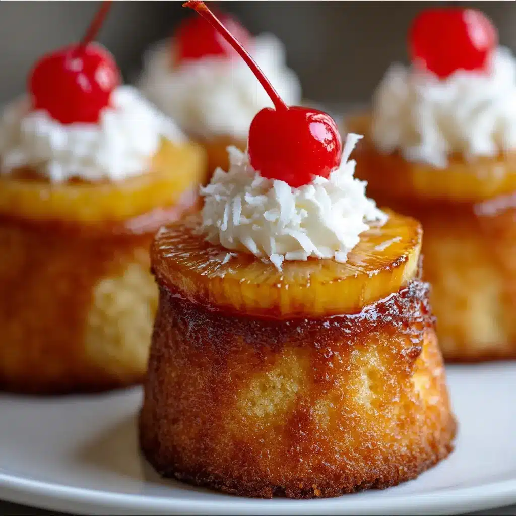 Make Perfect Mini Pineapple Upside Down Cupcakes